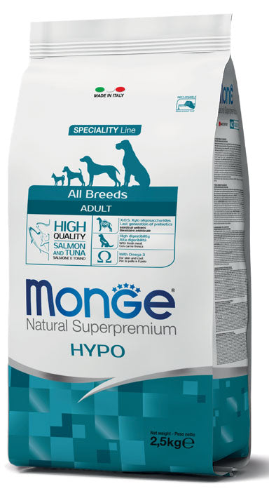 Monge Natural Superpremium Adult Hypo Salmone e Tonno 2,5kg Monge Natural Superpremium Adult Hypo Salmone e Tonno 2,5kg
